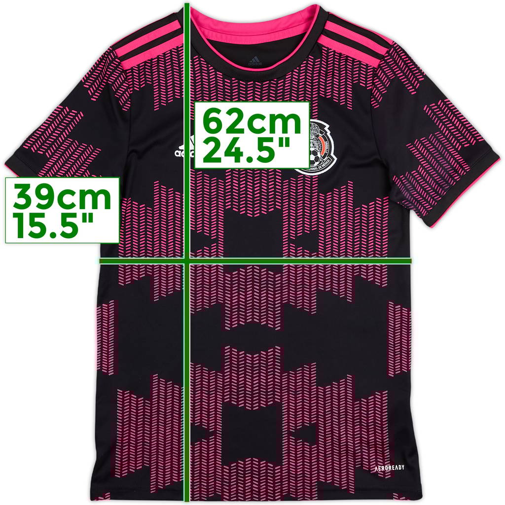 2020-21 Mexico Home Shirt - 10/10 - (M.Boys)