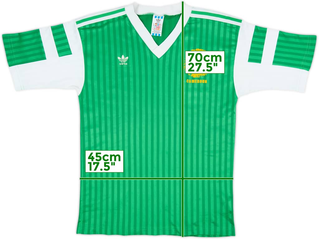 1990-92 Cameroon Home Shirt - 7/10 - (M/L)