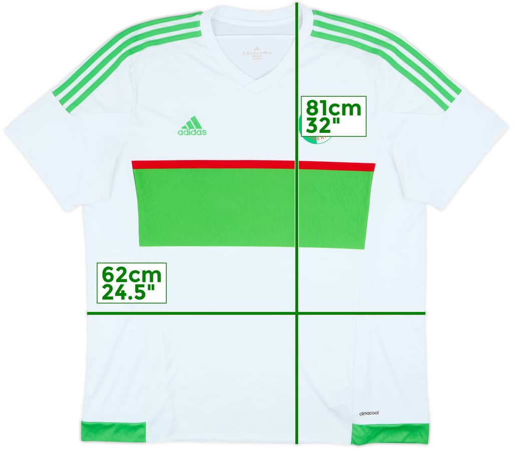 2016-17 Algeria Home Shirt - 8/10 - (XXL)