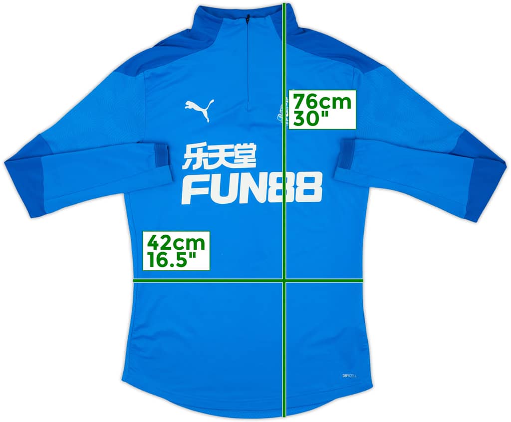 2019-20 Newcastle Puma 1/4 Zip Drill Top - 7/10 - (S)