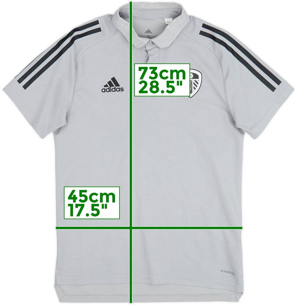 2020-21 Leeds adidas Polo Shirt - 9/10 - (S)