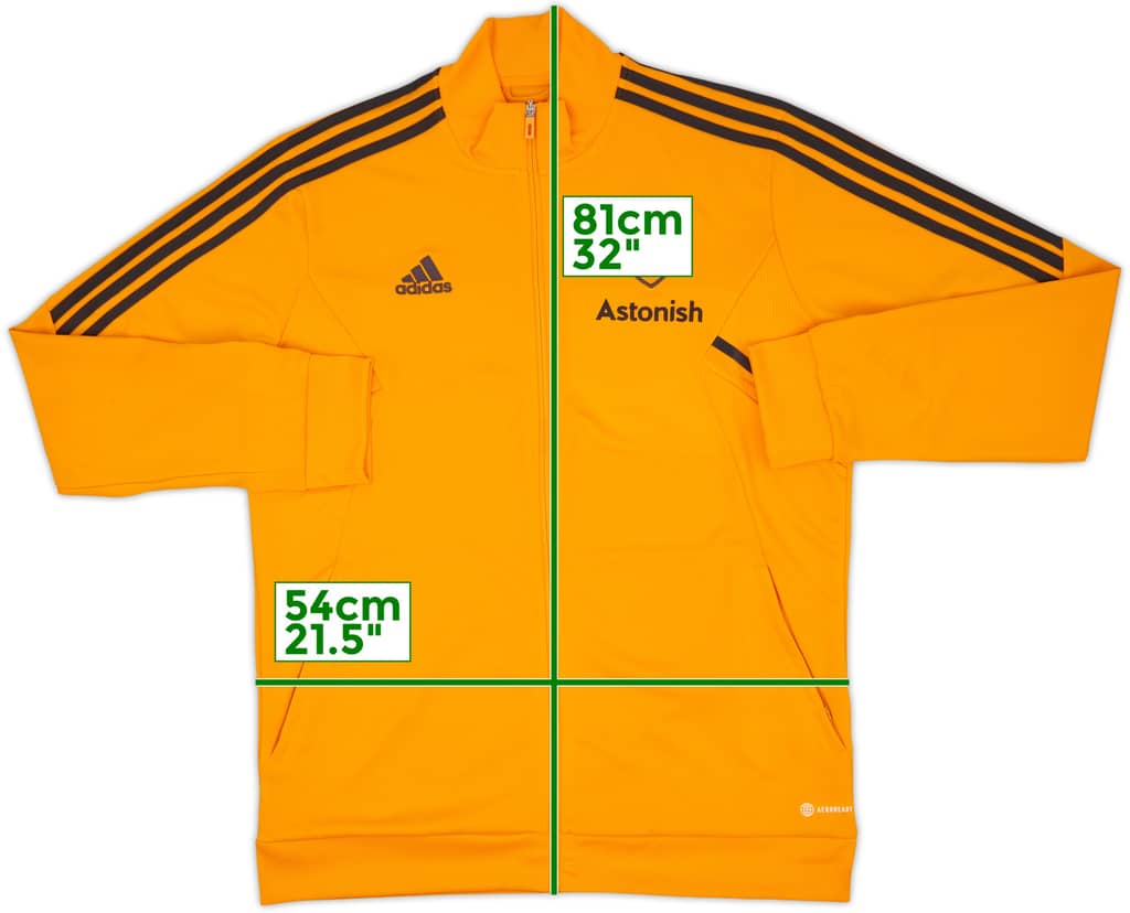 2022-23 Leeds United adidas Track Jacket - 8/10 - (XL)