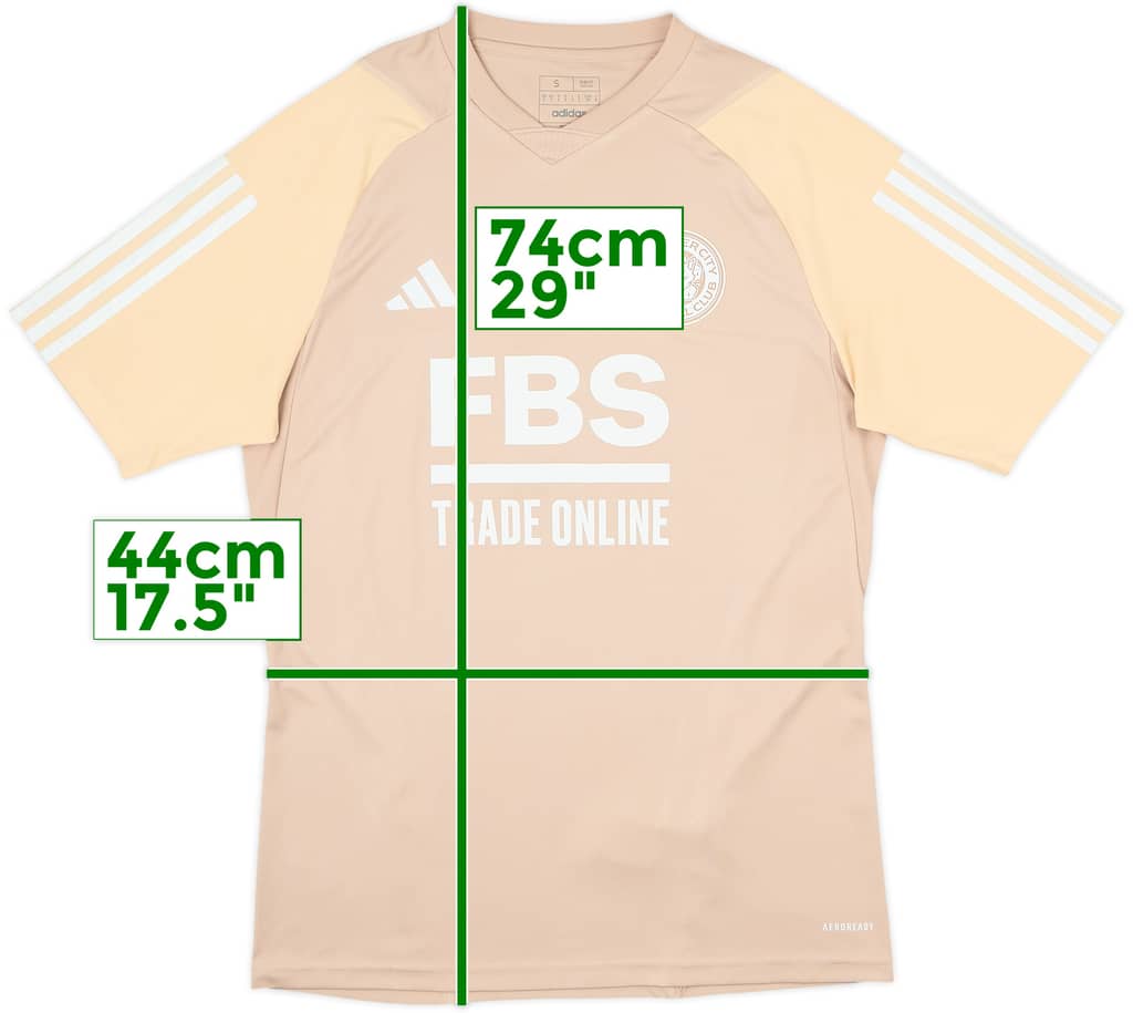 2023-24 Leicester adidas Training Shirt - 10/10 - (S)