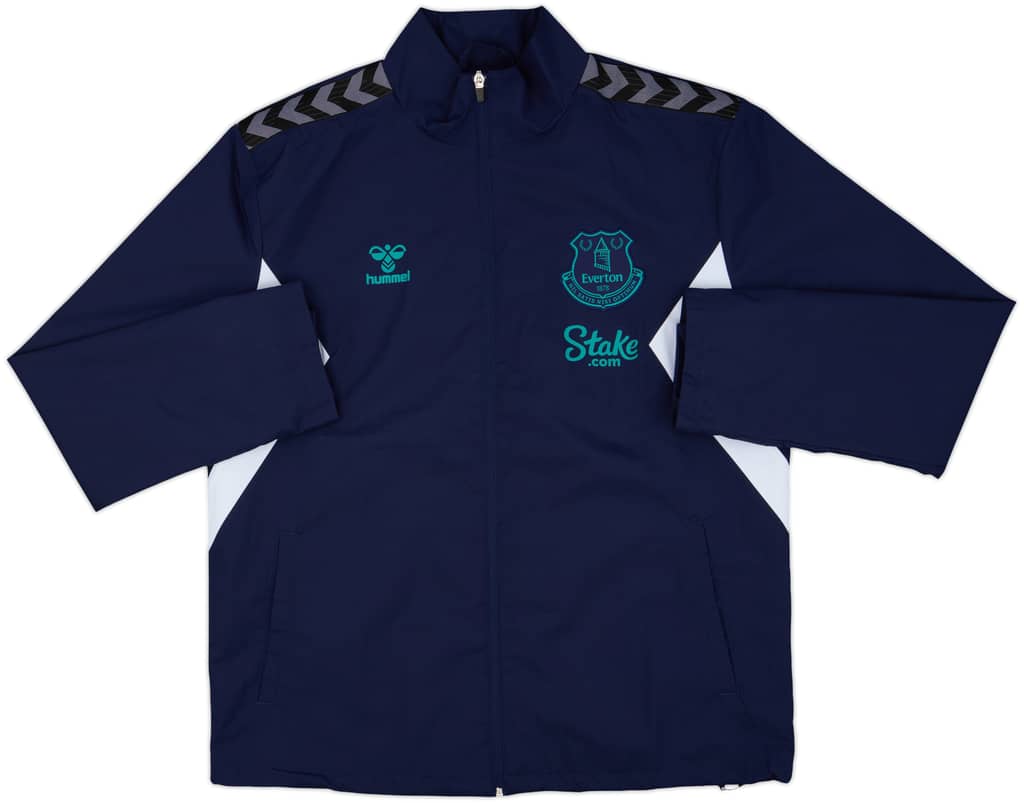 2023-24 Everton Hummel Rain Jacket - 10/10 - (L)