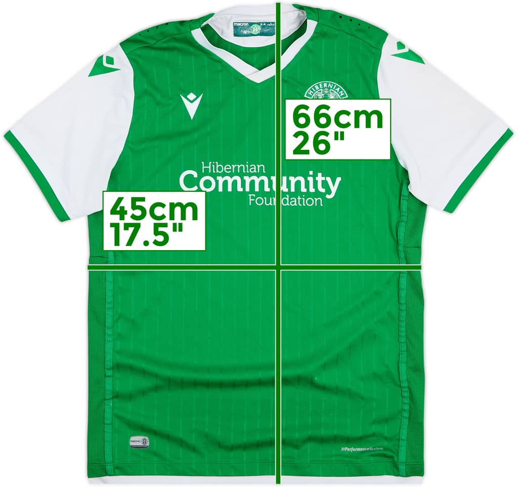 2019-20 Hibernian Home Shirt - 5/10 - (XL.Boys)