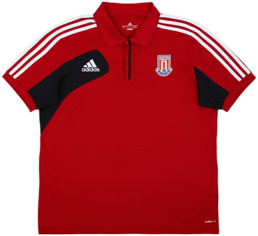 2012-13 Stoke City adidas Polo Shirt - 10/10 - (XL)