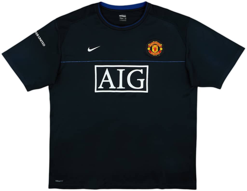2008-09 Manchester United Nike Training Shirt - 8/10 - (XXL)