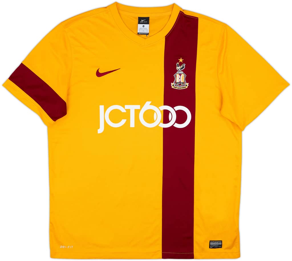 2013-14 Bradford City Home Shirt - 9/10 - (XL)