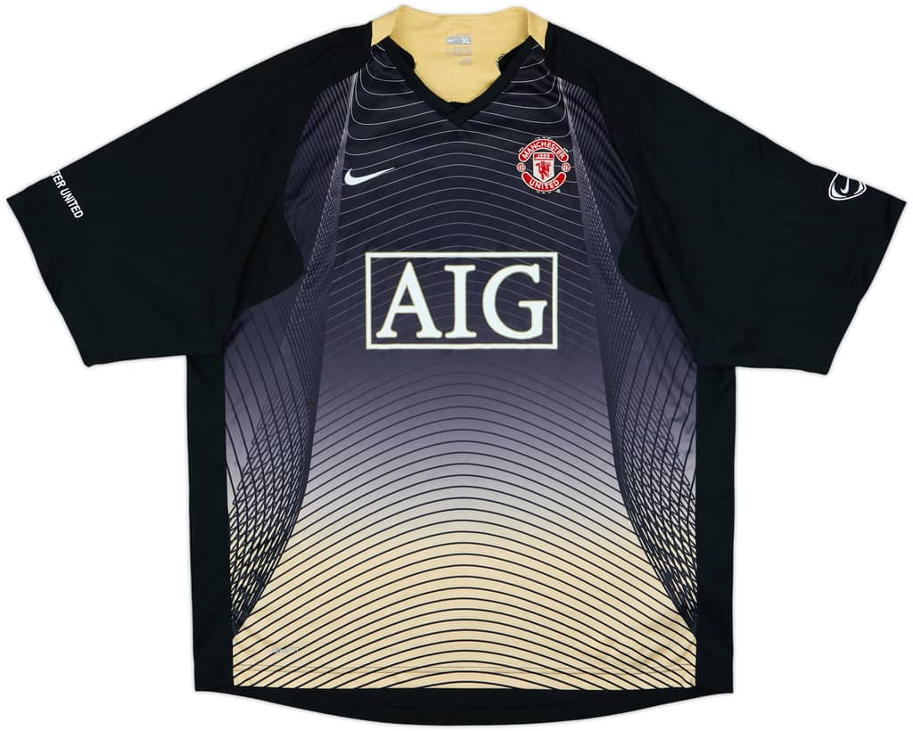 2007-08 Manchester United Nike Training Shirt - 9/10 - (XL)