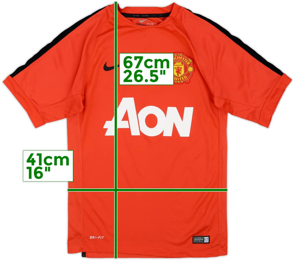 2014-15 Manchester United Nike Training Shirt - 8/10 - (S)
