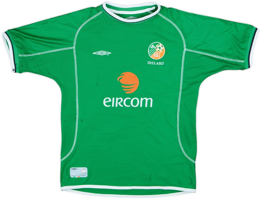 2001-03 Ireland Home Shirt - 5/10 - (L.Boys)