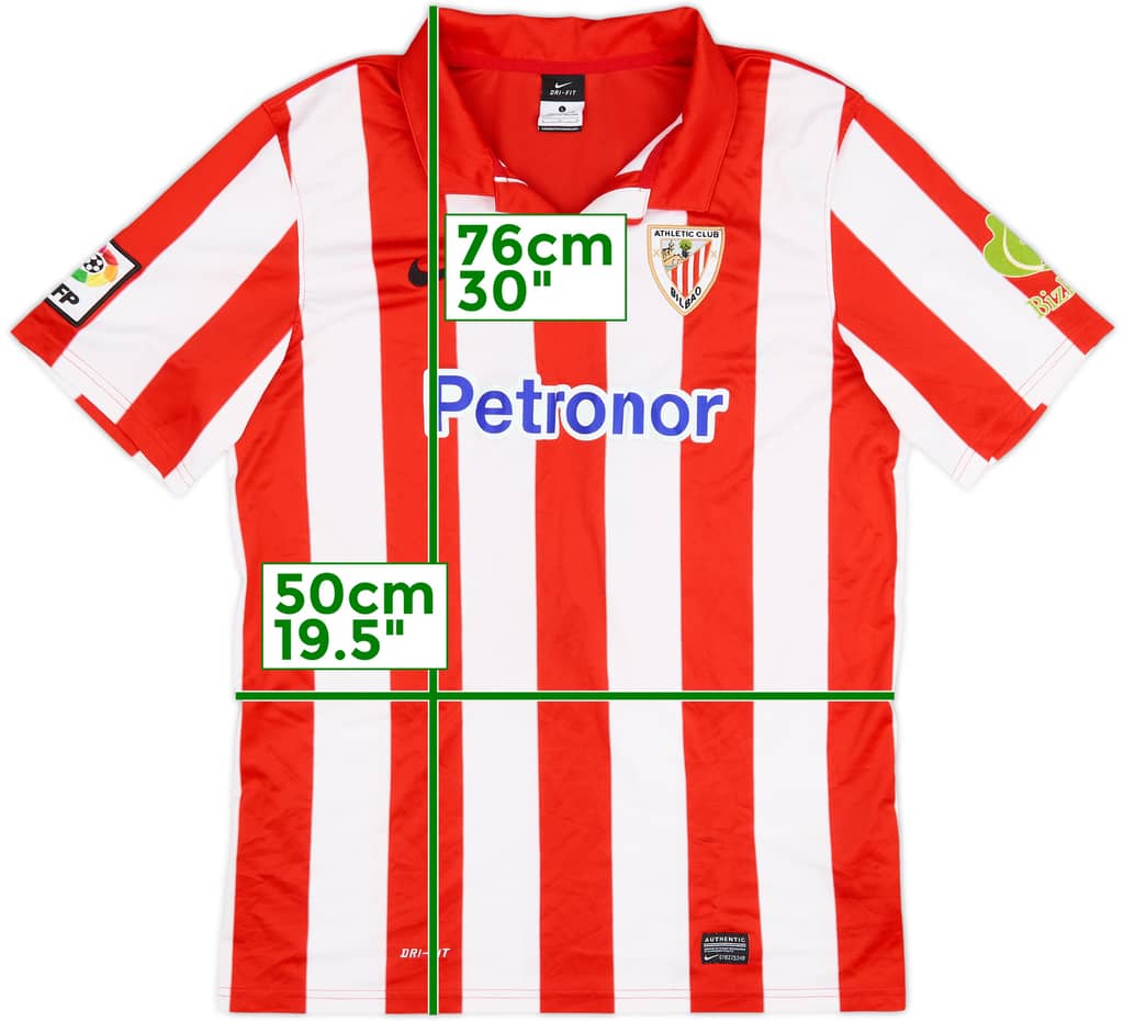 2013-14 Athletic Bilbao Home Shirt - 7/10 - (L)