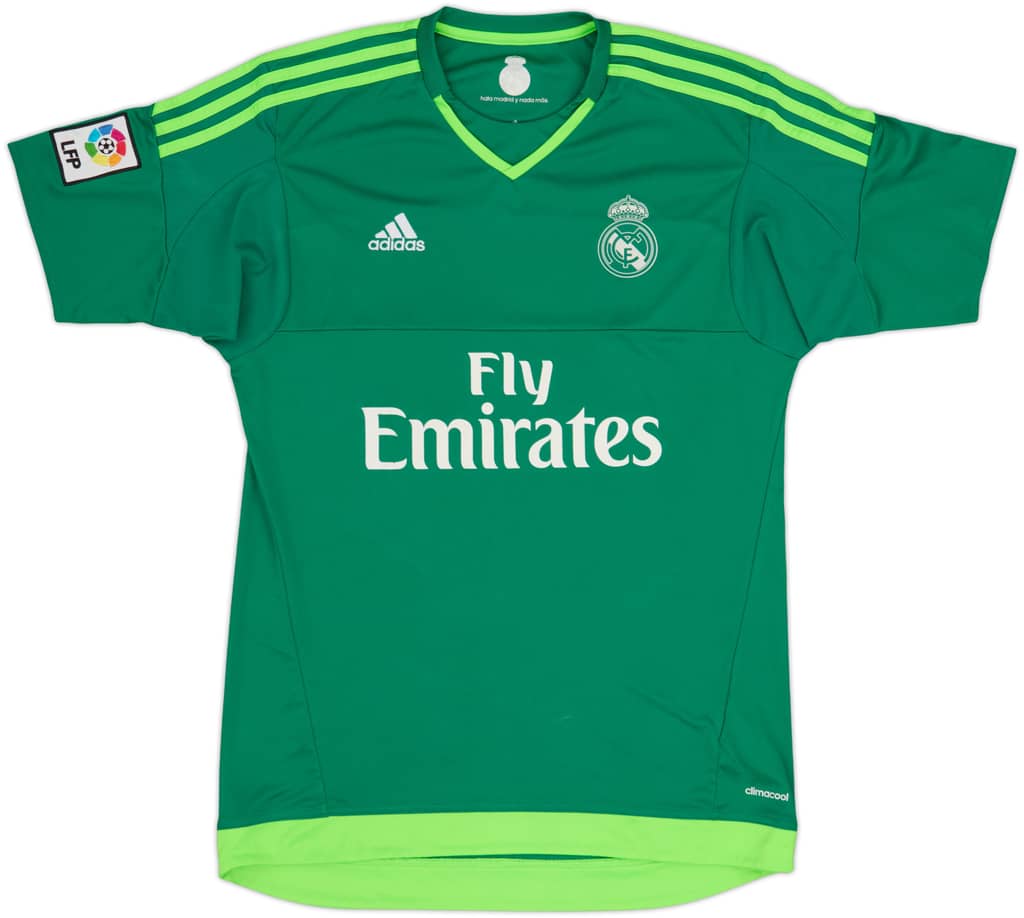 2015-16 Real Madrid S/S GK Shirt - 7/10 - (M)
