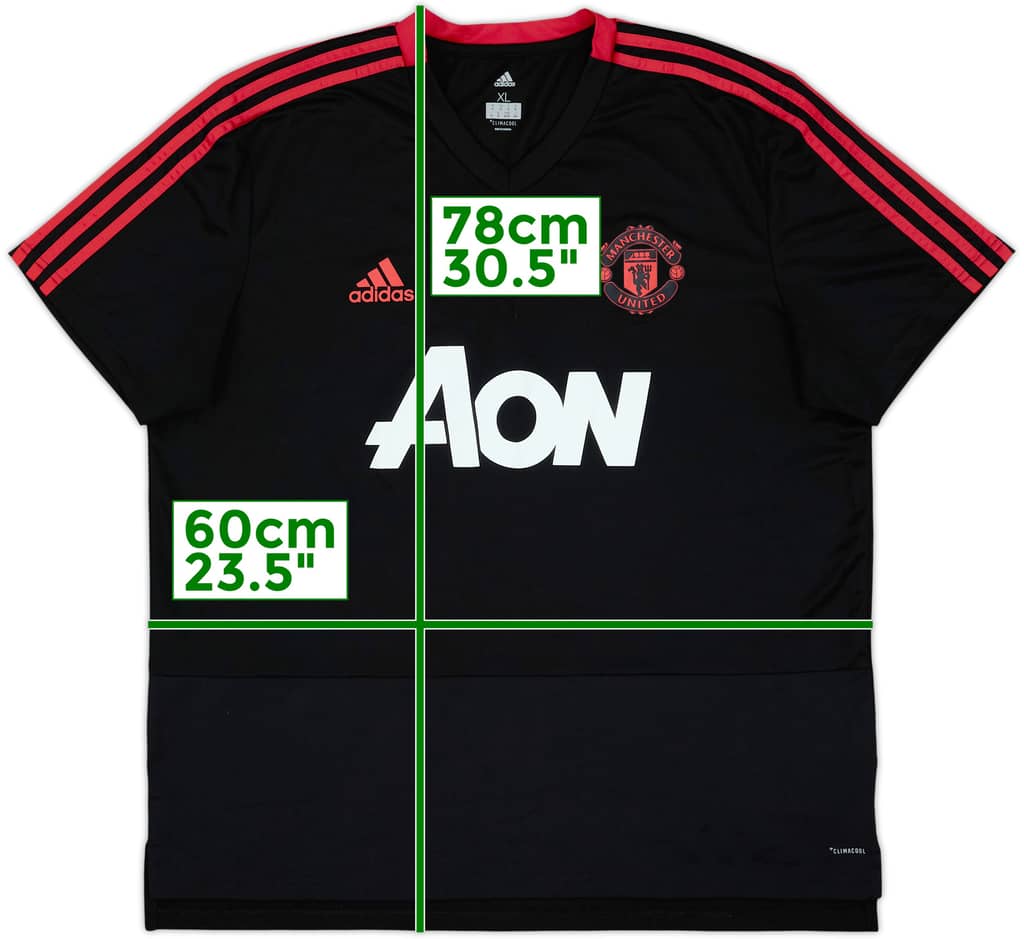2018-19 Manchester United adidas Training Shirt - 8/10 - (XL)