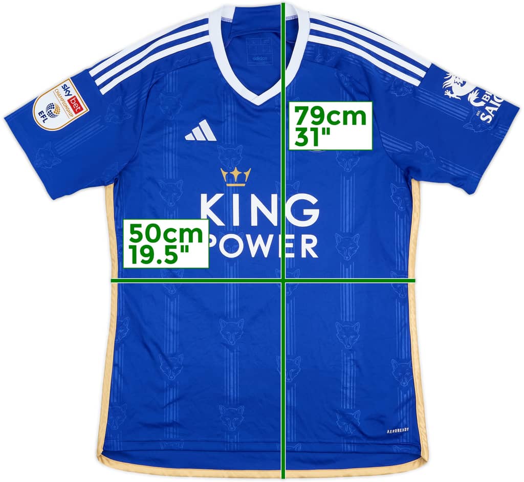 Camiseta de local del Leicester 2023-24 - 9/10 - (L)