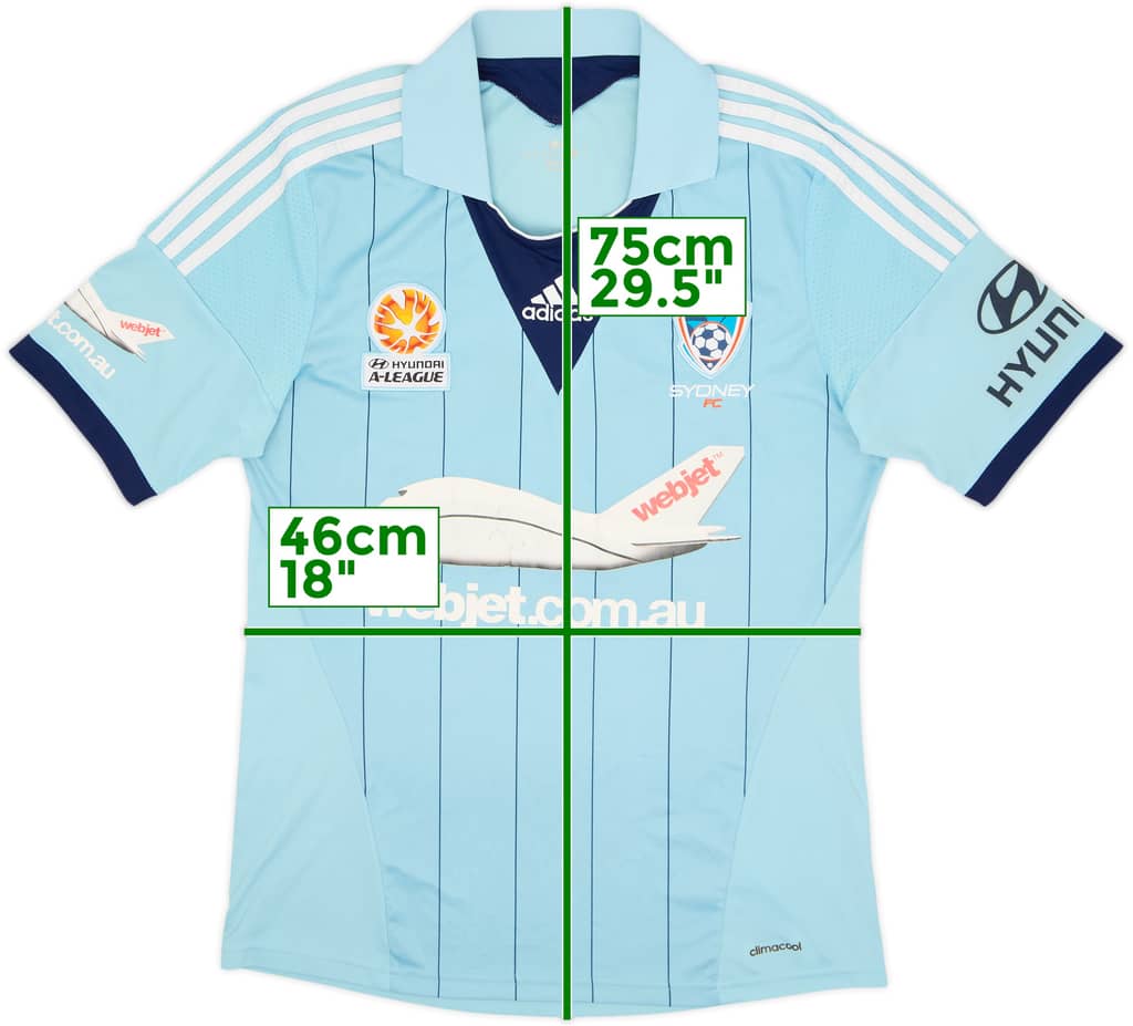 2013-14 Sydney FC Home Shirt - 6/10 - (M)