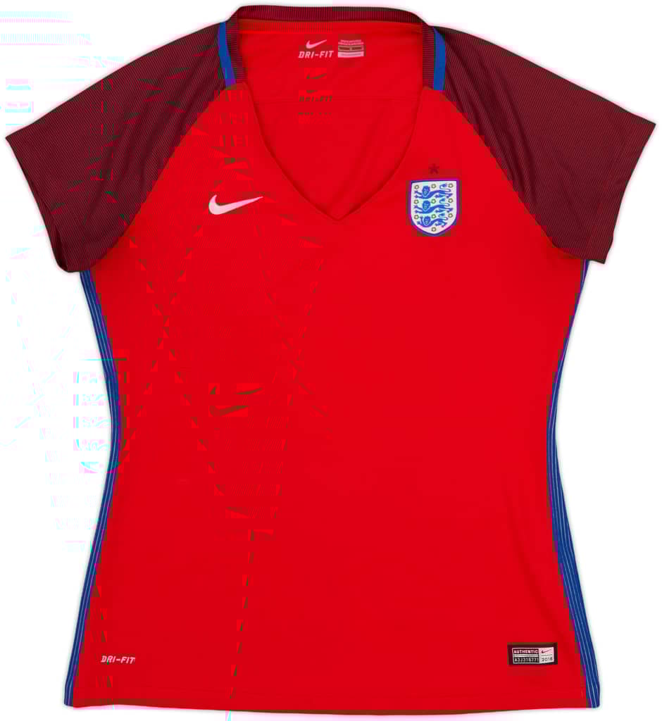 2016-17 England Away Shirt - 8/10 - (Women's L)