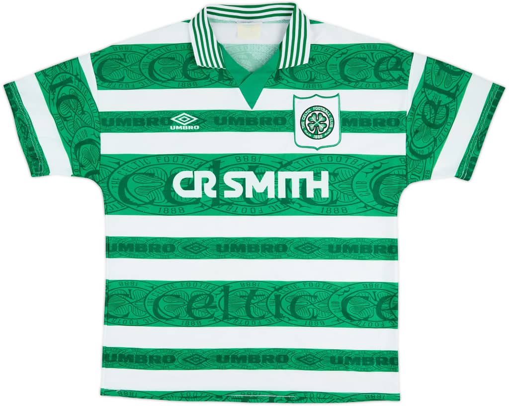 1995-97 Celtic Home Shirt - 8/10 - (L)