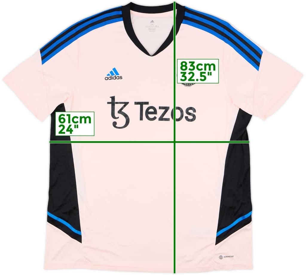 2022-23 Manchester United adidas Training Shirt - 10/10 - (XXL)