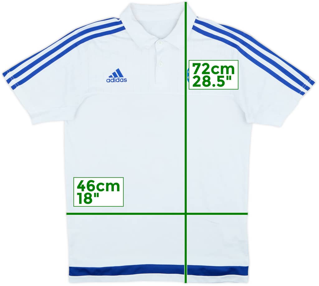 2015-16 Chelsea adidas Polo Shirt - 5/10 - (M)