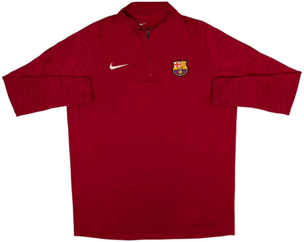 2021-22 Barcelona Nike 1/4 Zip Drill Top - 7/10 - (XL)