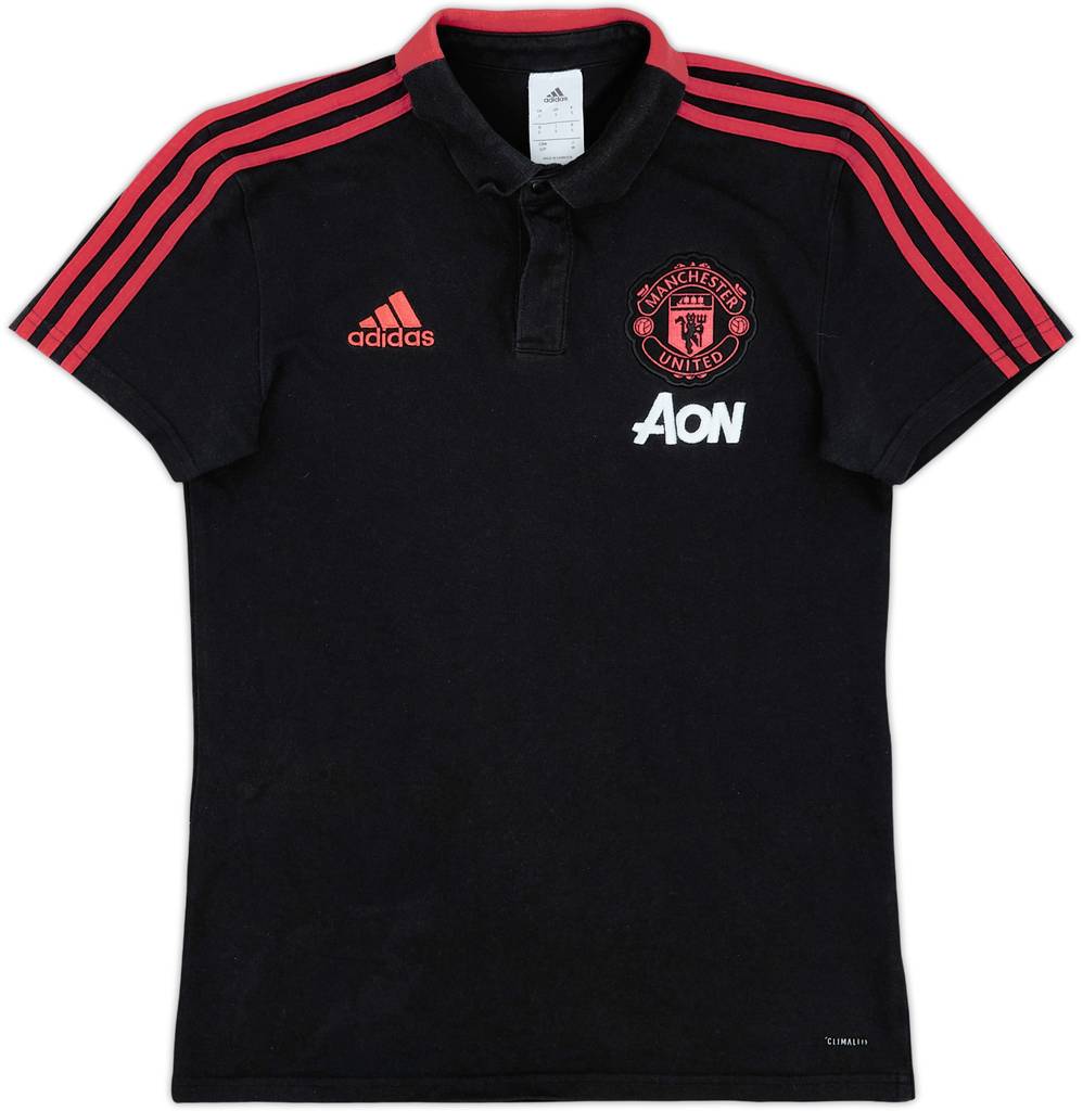 2018-19 Manchester United adidas Polo Shirt - 8/10 - (S)