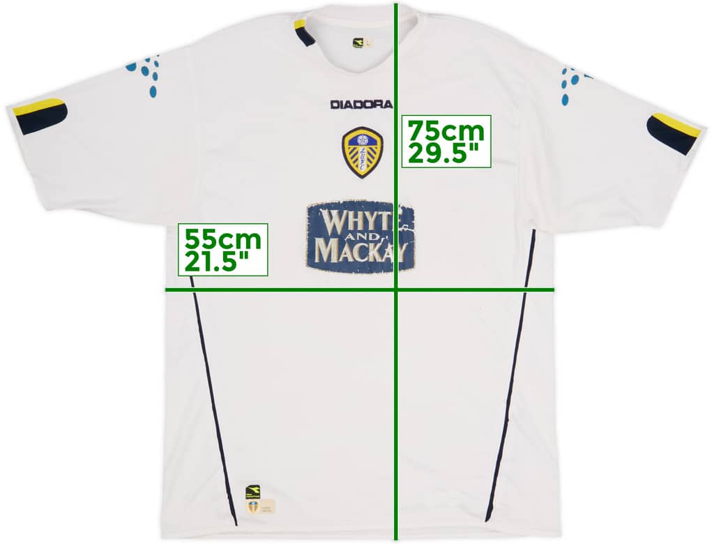 2004-05 Leeds United Home Shirt - 4/10 - (L)
