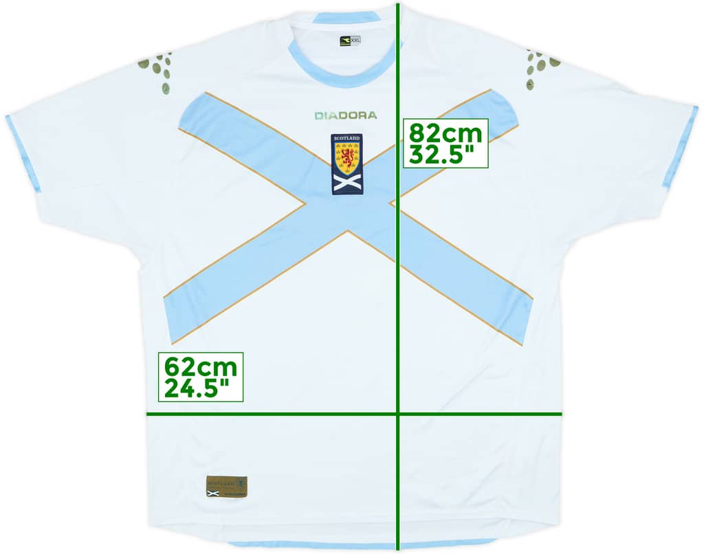 2007-08 Scotland Away Shirt - 6/10 - (XXL)