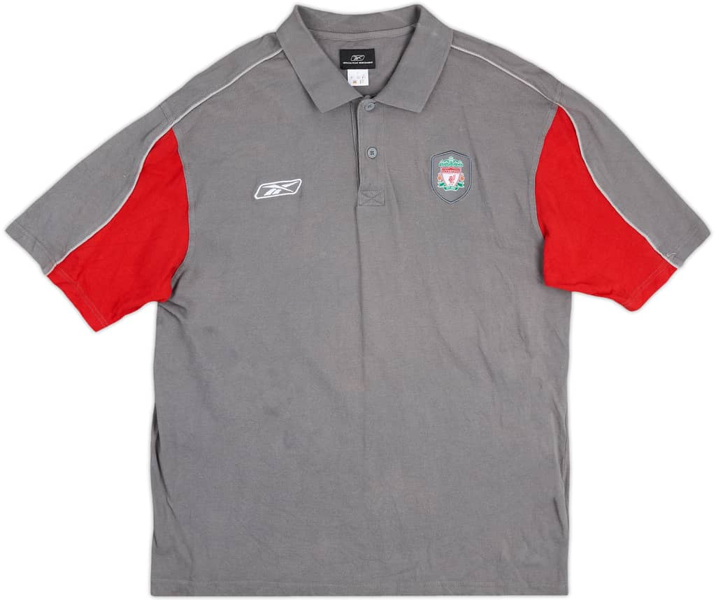 2003-04 Liverpool Reebok Polo Shirt - 6/10 - (L)