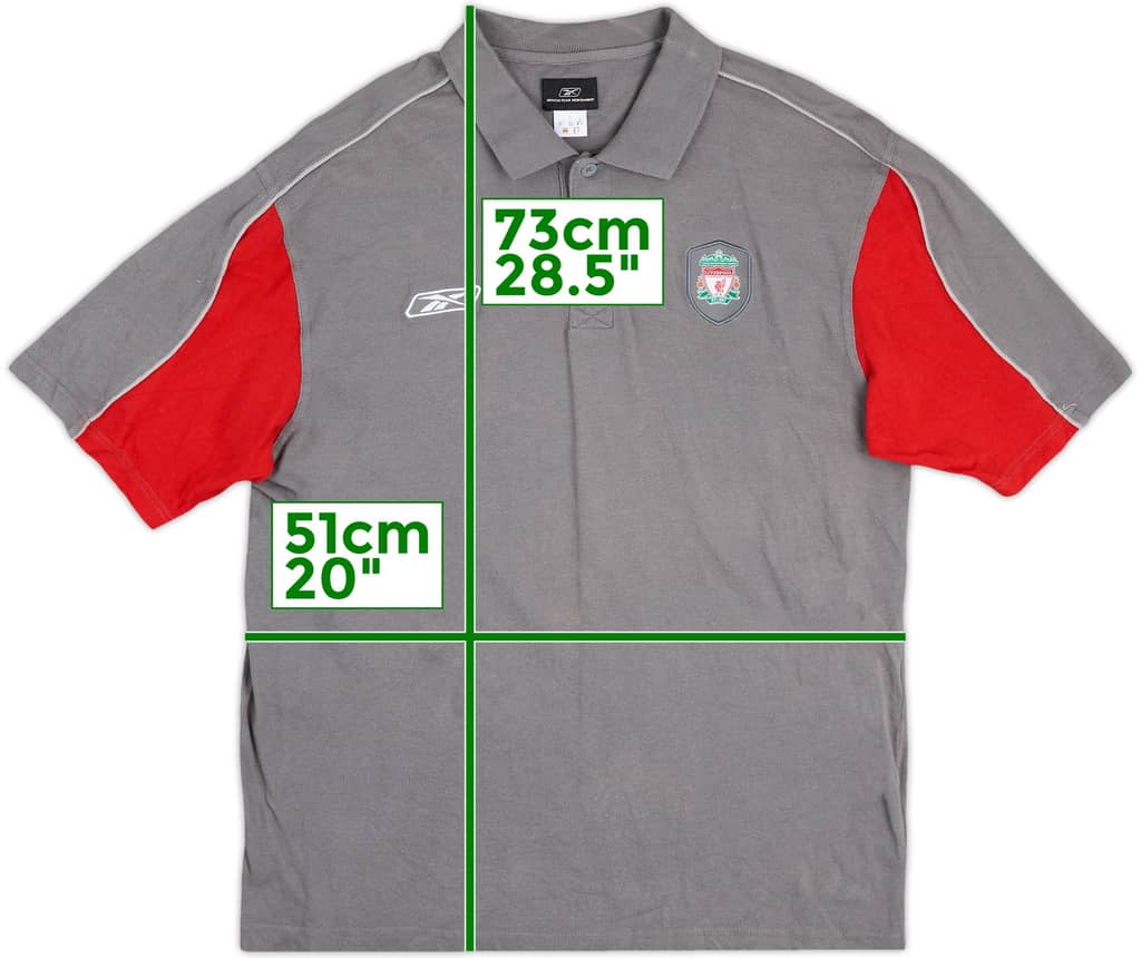 2003-04 Liverpool Reebok Polo Shirt - 6/10 - (L)