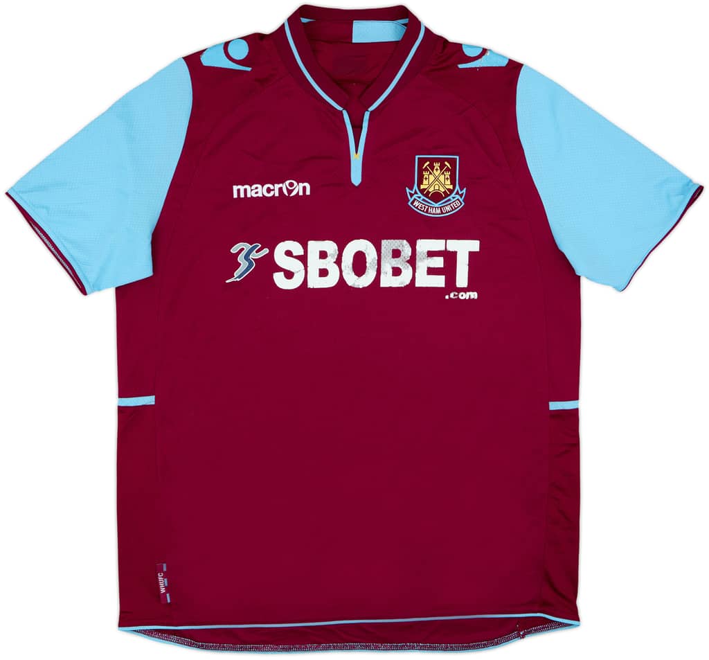 2012-13 West Ham Home Shirt - 4/10 - (XL)