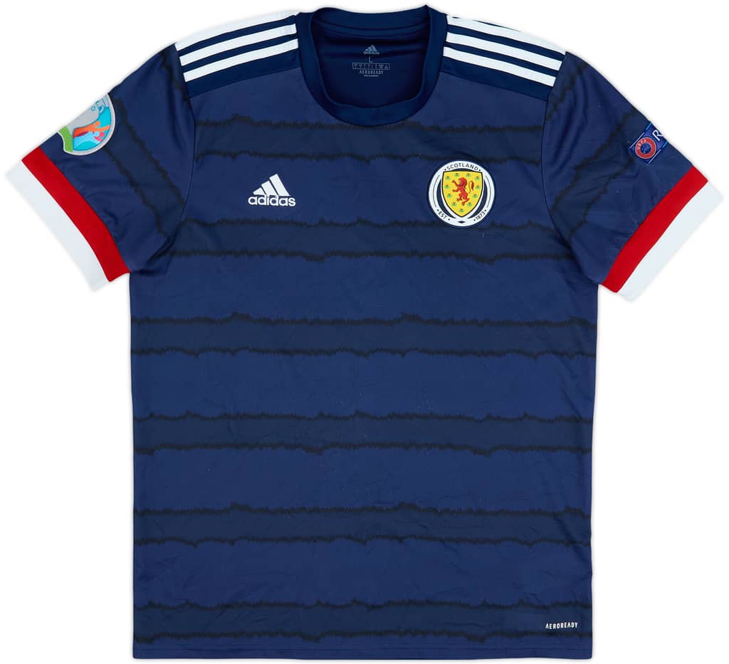 2020-22 Scotland Home Shirt - 8/10 - (L)