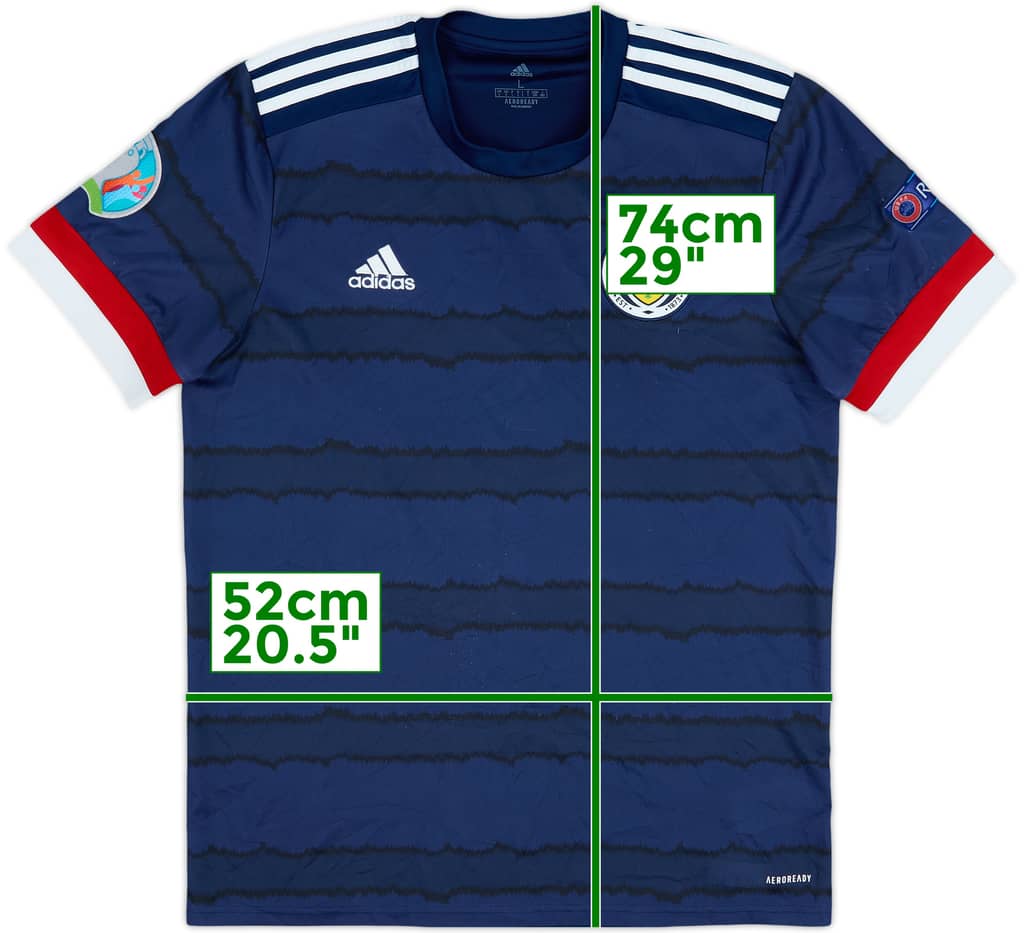 2020-22 Scotland Home Shirt - 8/10 - (L)