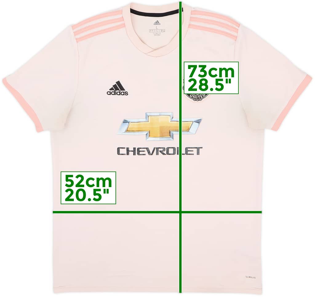 2018-19 Manchester United Away Shirt - 5/10 - (L)