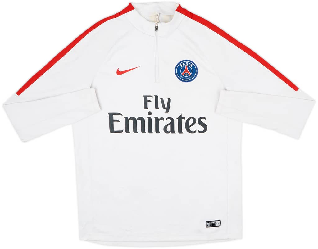 2016-17 Paris Saint-Germain Nike 1/4 Zip Training Top - 6/10 - (M)