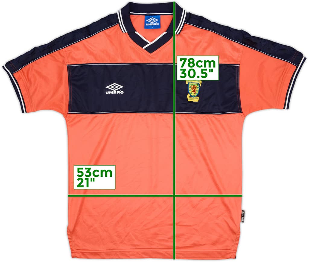 1999-00 Scotland Away Shirt - 8/10 - (L)