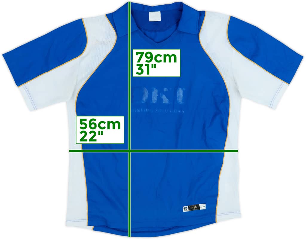2006-07 Portsmouth Home Shirt - 4/10 - (L)