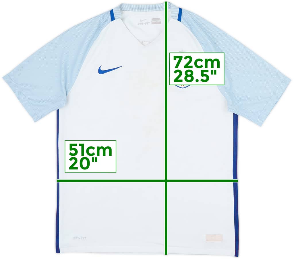 2016-17 England Home Shirt - 4/10 - (M)