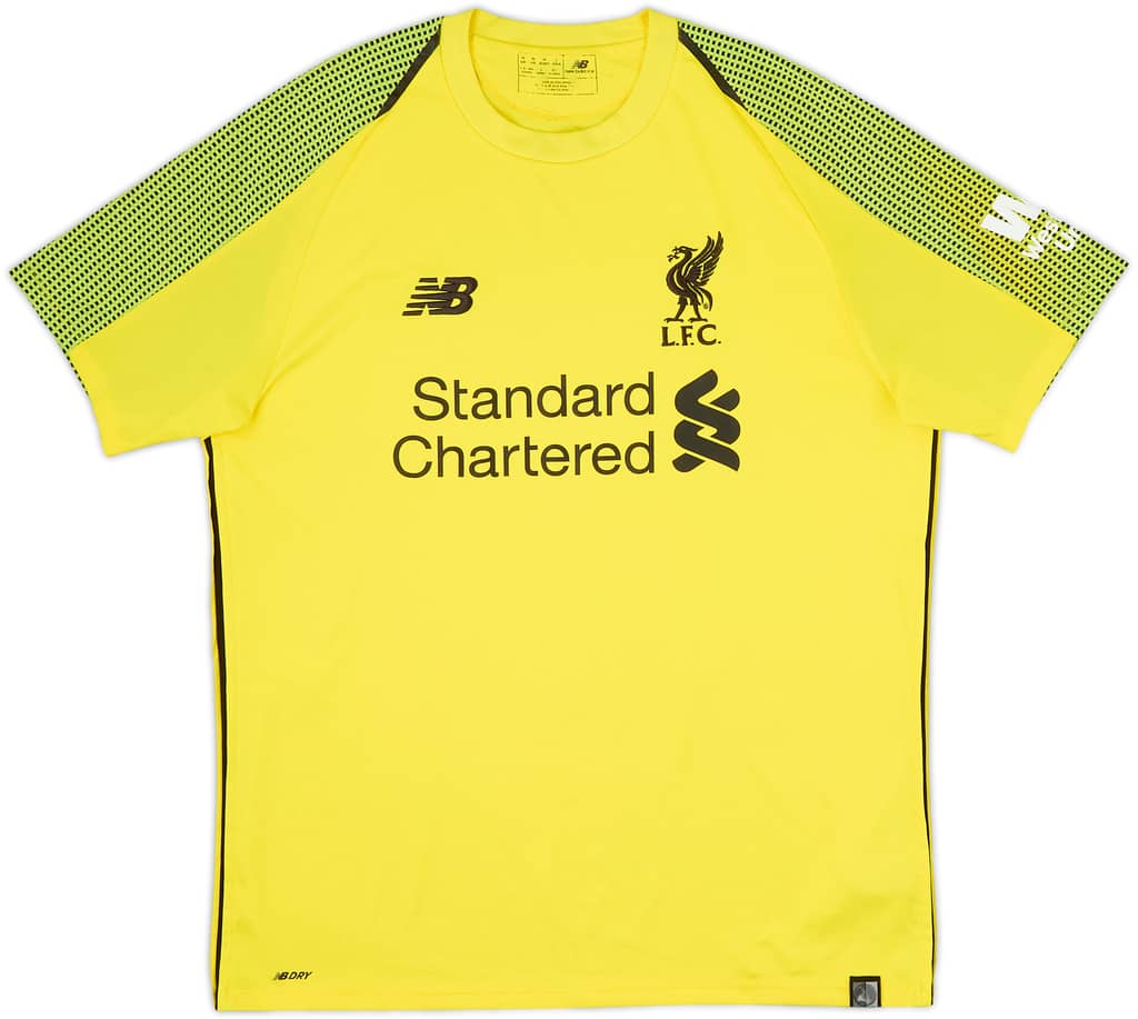 2018-19 Liverpool GK S/S Shirt - 6/10 - (M)