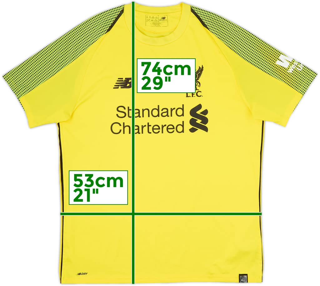 2018-19 Liverpool GK S/S Shirt - 6/10 - (M)