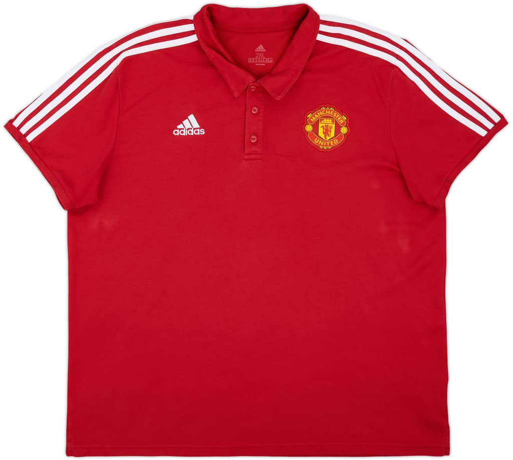 2020-21 Manchester United adidas Polo Shirt - 9/10 - (XXL)