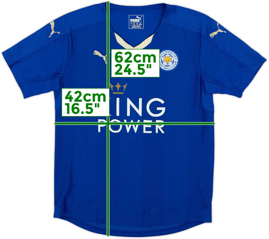2015-16 Leicester Home Shirt - 6/10 - (L.Boys)