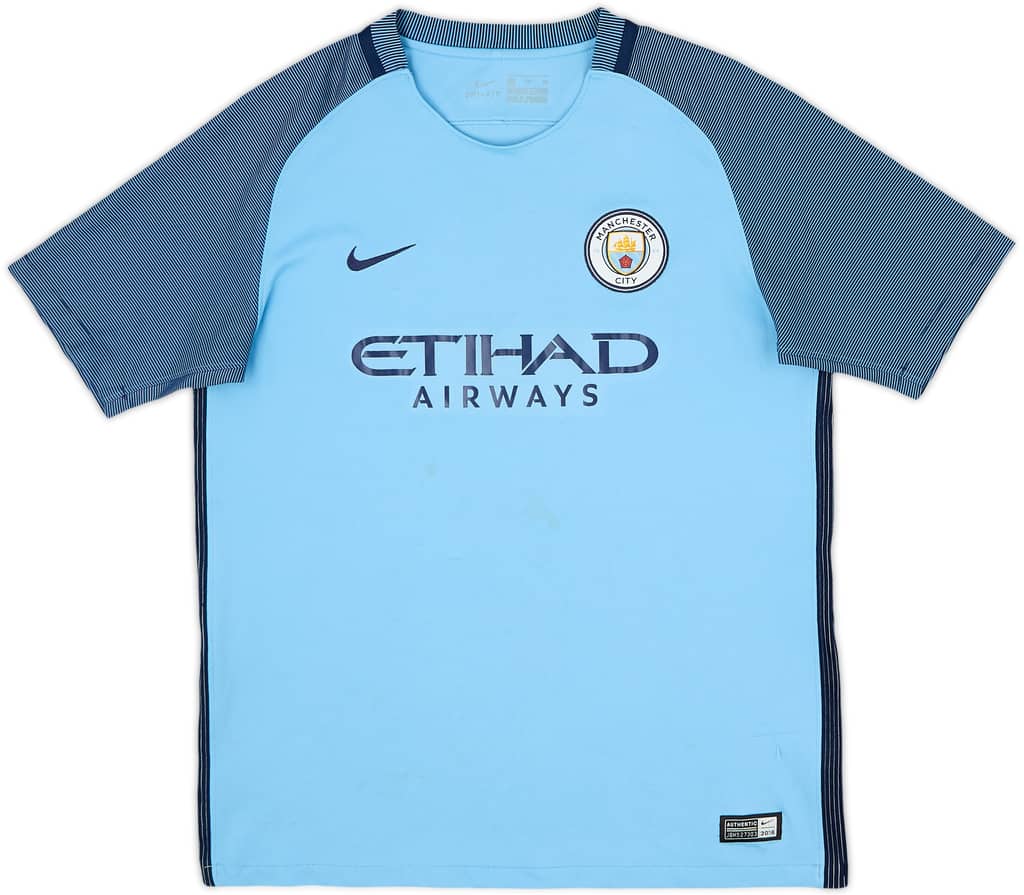 2016-17 Manchester City Home Shirt - 5/10 - (XL.Boys)