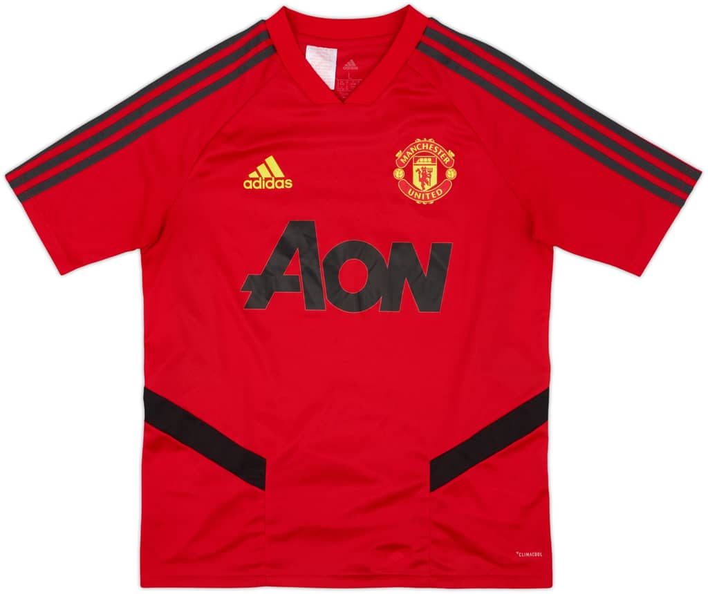 2019-20 Manchester United adidas Training Shirt - 8/10 - (L.Boys)
