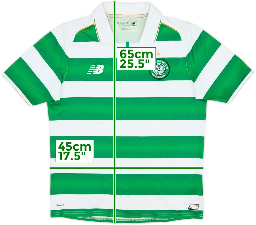 2015-16 Celtic Home Shirt - 9/10 - (XL.Boys)