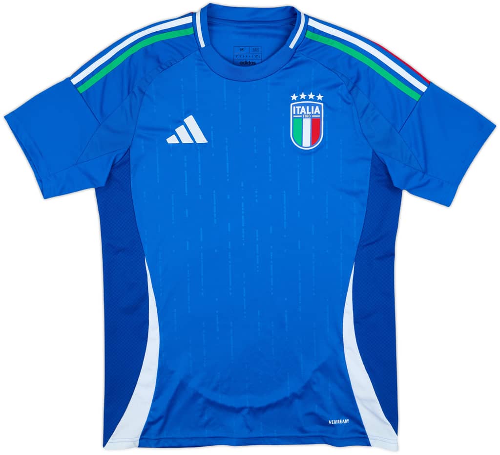 2024-25 Italy Home Shirt - 8/10 - (M)