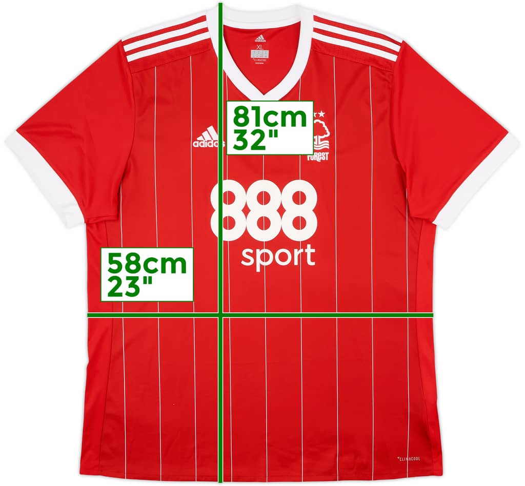 2017-18 Nottingham Forest Home Shirt - 9/10 - (XL)