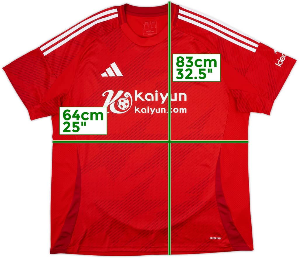 2024-25 Nottingham Forest Home Shirt - 10/10 - (XXL)