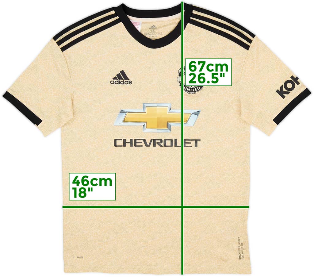 2019-20 Manchester United Away Shirt - 10/10 - (XL.Boys)