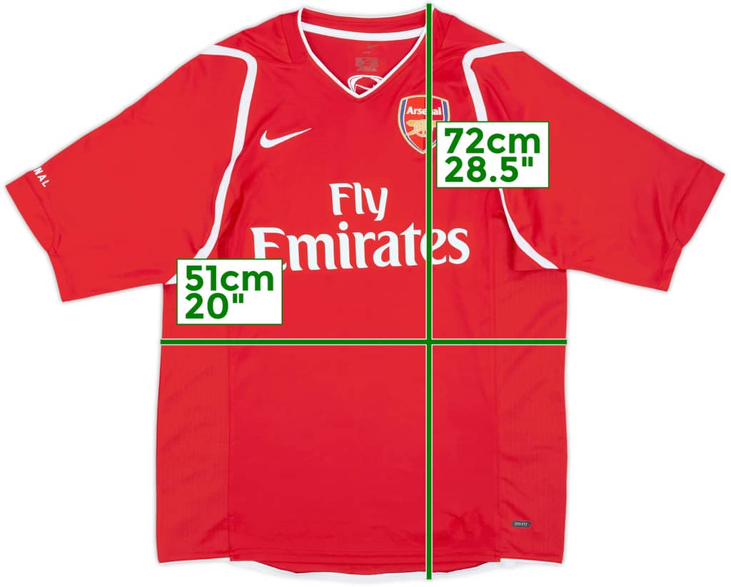 2006-07 Arsenal Nike Training Shirt - 8/10 - (S)